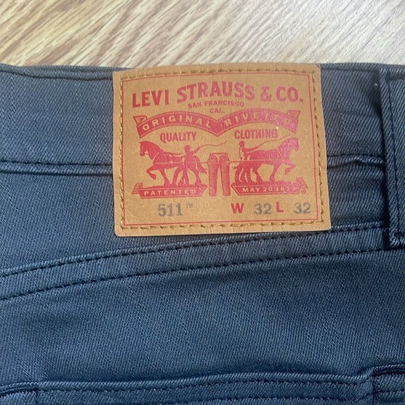 Men’s Levi’s 511 gray jeans size 32x32 - like new condition - Picture 2 of 4